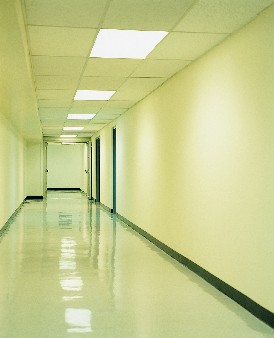 All lamps ON Corridor with all lamps ON. Image courtesy of Bodine.