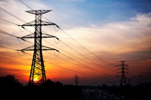 Sunset pylons Sunset pylons