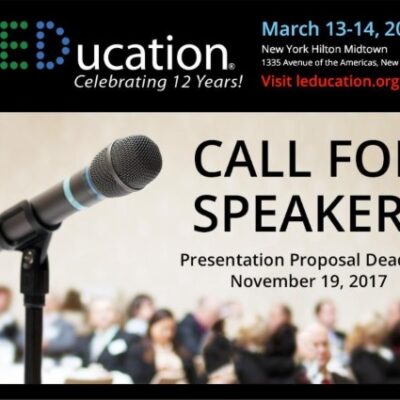 Presentation Proposals are Being Accepted for LEDucation 2018