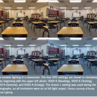 DOE Publishes GATEWAY Report on Tunable Lighting in Three Texas Classrooms