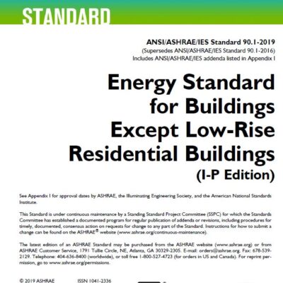 ASHRAE Releases 2019 Energy Standard