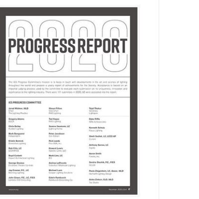 IES Recognizes 82 Notable Products in 2020 Progress Report