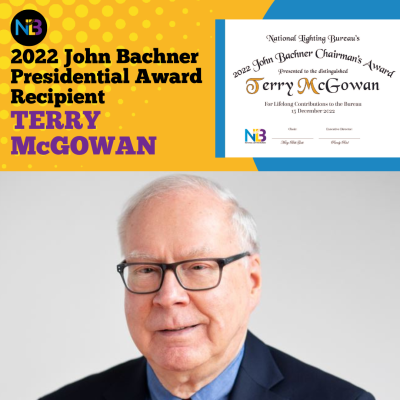 Terry McGowan Receives John Bachner Presidential Award