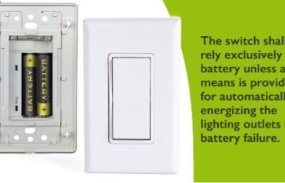 2023 NEC Prohibits Battery-Only Wall Light Switches