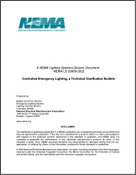NEMA Publishes Controlled Emergency Lighting Technical Clarification Bulletin