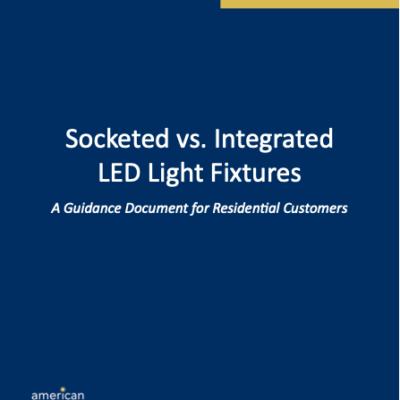 ALA Releases Consumer Guidance Document About Socketed Vs. Integrated LED Fixtures