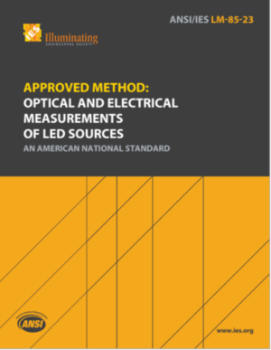 IES Publishes Updated LM-85 Optical And Electrical Measurements Of LED Sources