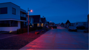 First Town In The World Adopts Red Street Lights