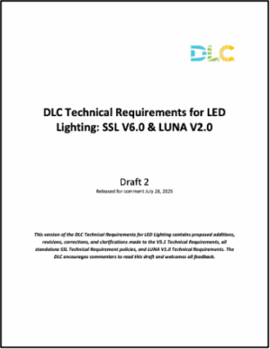 DLC SSL Draft 2 Drops ENERGY STAR Product Categories