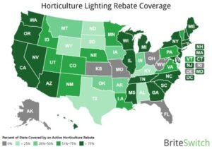 55% Of US Now Has Horticultural Lighting Rebates